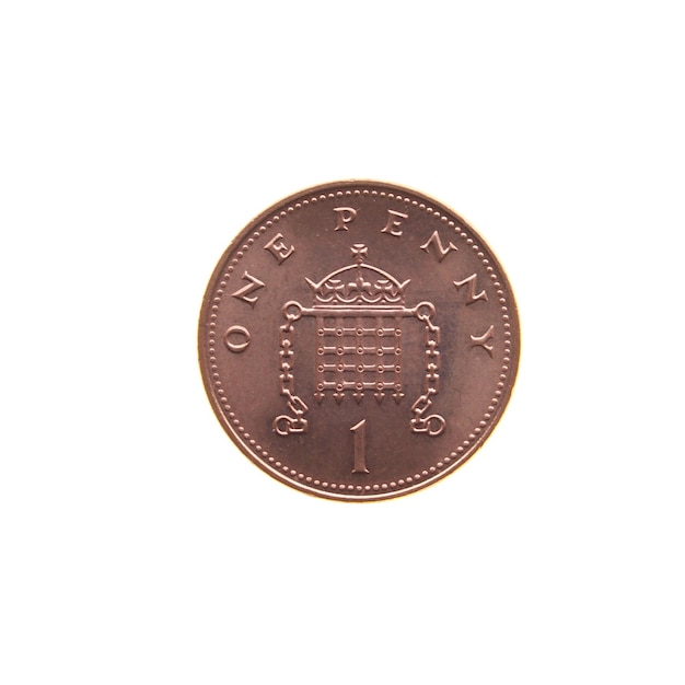 1 penny coin, United Kingdom