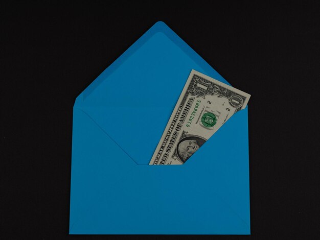 Premium Photo 1 Us Dollar In An Envelope premium-photo-1-us-dollar-in-an-envelope