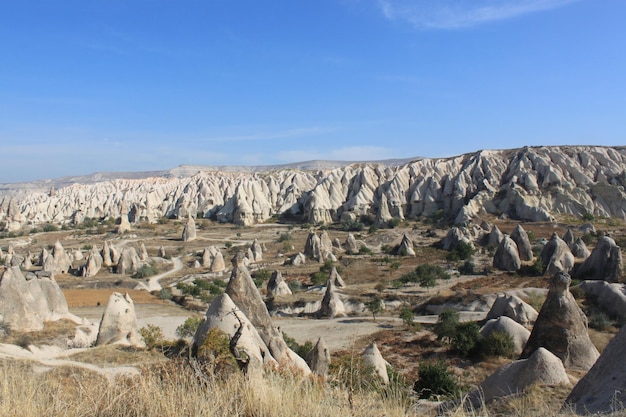 10 Pamukkale-landschappen in Turkije hebben landschapsfoto's met heteluchtballonnen