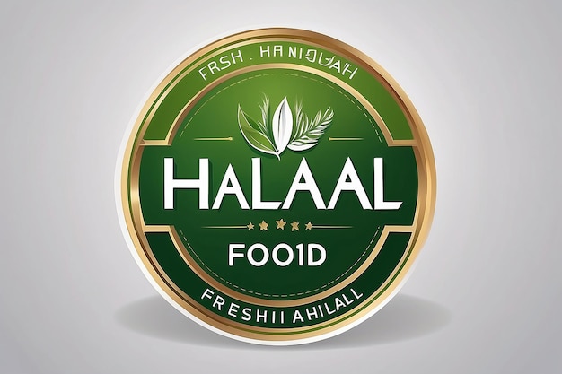 100 halal voedsel Product Etiket vers