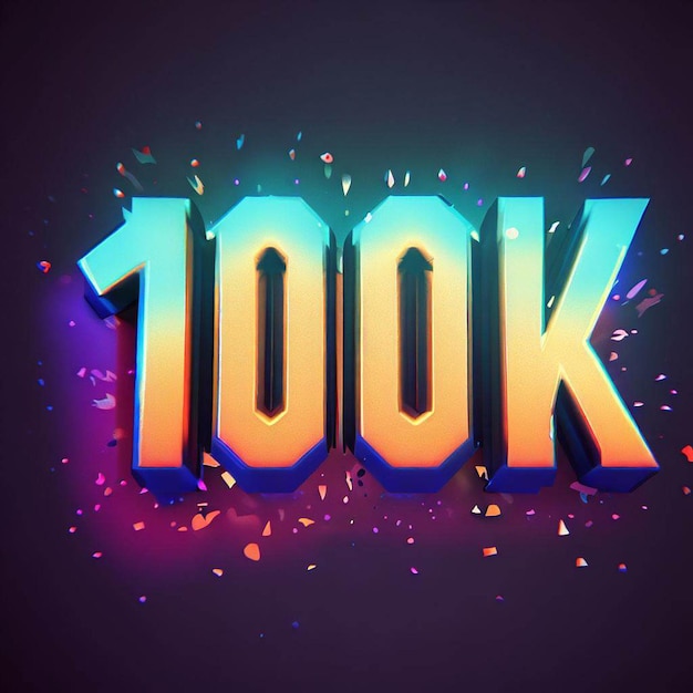 100k teksteffect