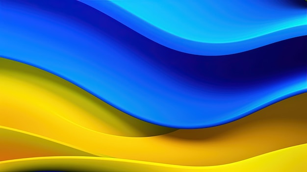 Photo 1012 neon yellow and electric blue gradient background generative ai