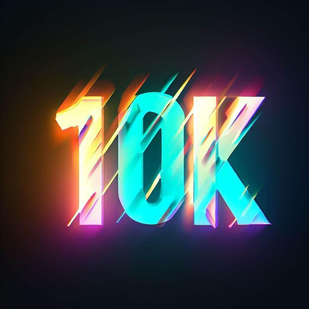 10k text effect