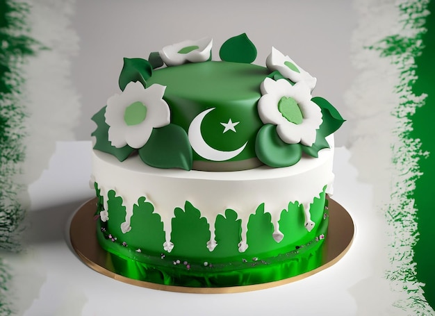 Photo 14 august pakistan independence day cake