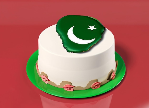 14 augustus Pakistan Onafhankelijkheidsdag Cake