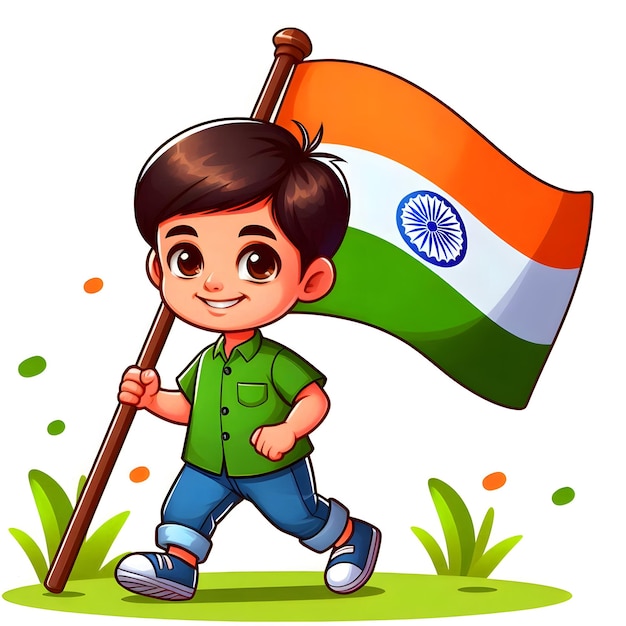 Photo 15th august india independence day or january 26 republic day clipart free beautiful indian flag