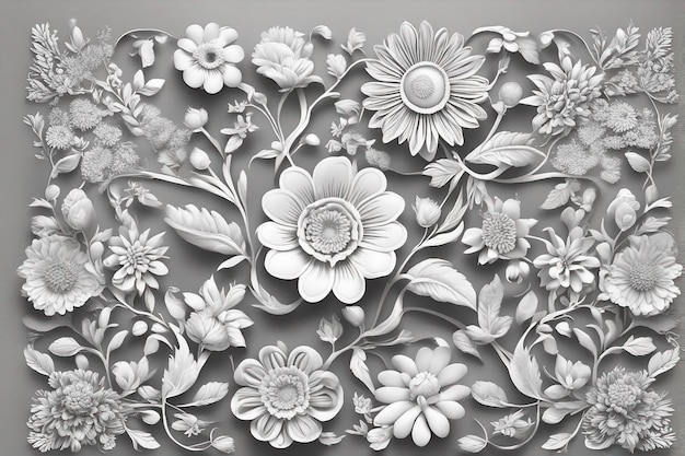 16k解像度のリアルな花の背景のデスクトップの壁紙