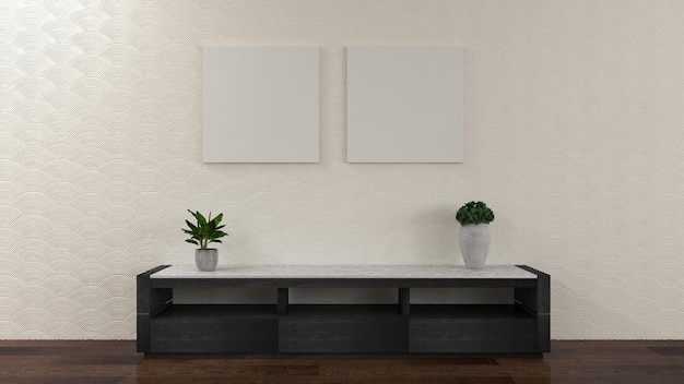 16x9 photo indoor mockup empty space