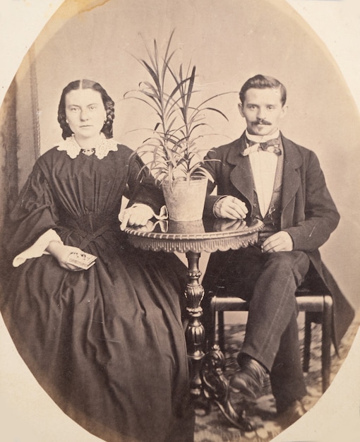 Photo 1900s, married couple