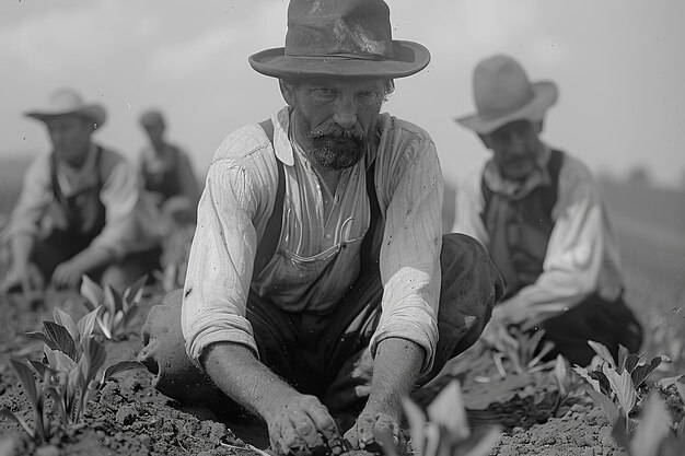 Foto essenza della vita agricola del xix secolo