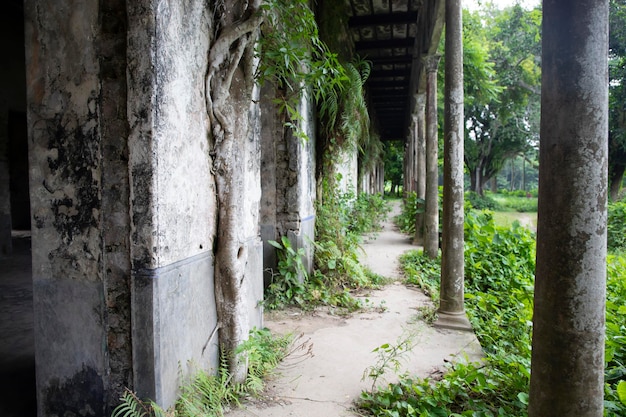 20 juli 2022, 'Baisharshi Zamindar Bari' of Rajendra Babur Bari is een historisch zamindar-huis