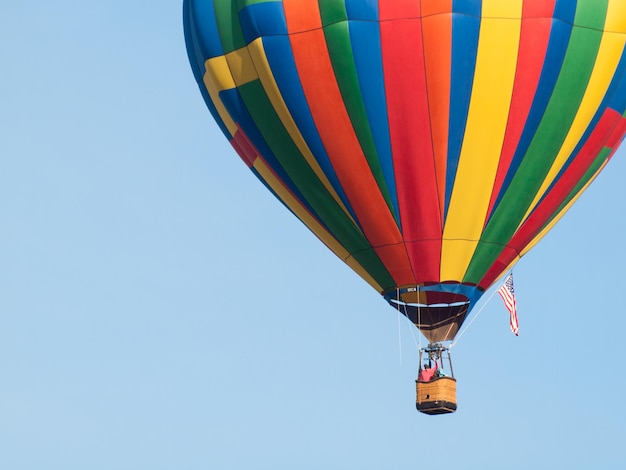 2012 Erie Town Fair en Ballonfestival. Het ballonevenement maakt deel uit van een daglange straatmarkt in de stad Erie.