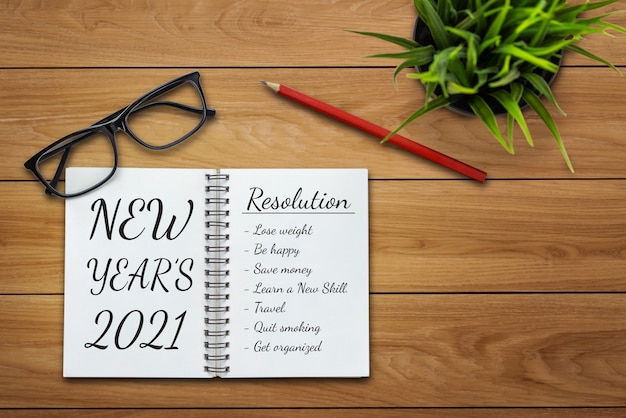 2021 Happy New Year Resolution Goal List