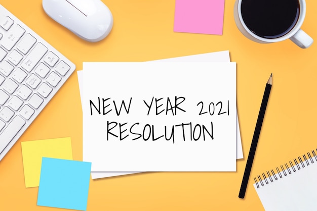 2021 새해 복 많이 받으세요 결의안 목표 목록