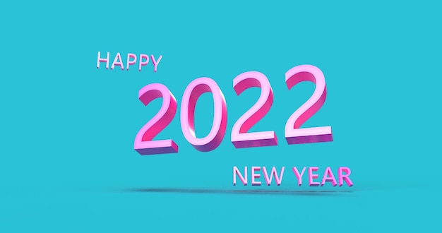 2022 happy new year merry christmas holiday vacation pink red purple typography text green background wallpaper template decoration ornament presentation winter december celebration festival3d render