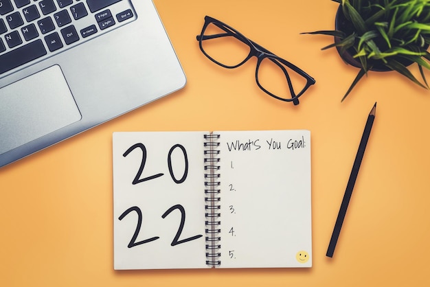 2022 Happy New Year Resolution Goal List and Plans Setting