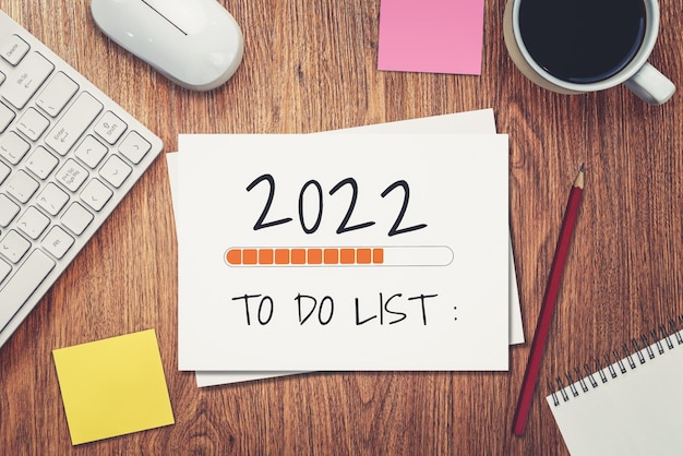 2022 Happy New Year Resolution Goal List and Plans Setting