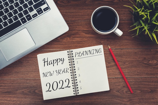 2022 Happy New Year Resolution Goal List and Plans Setting