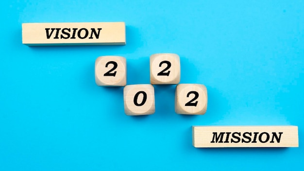 Photo 2022 vision mission to be accomplish for the year