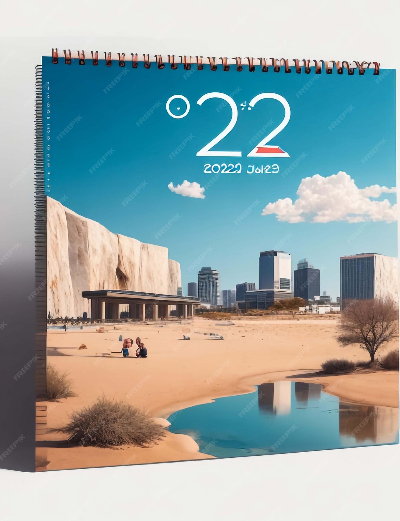 Premium AI Image 2023 2024 2025 years calendars Week starts Monday
