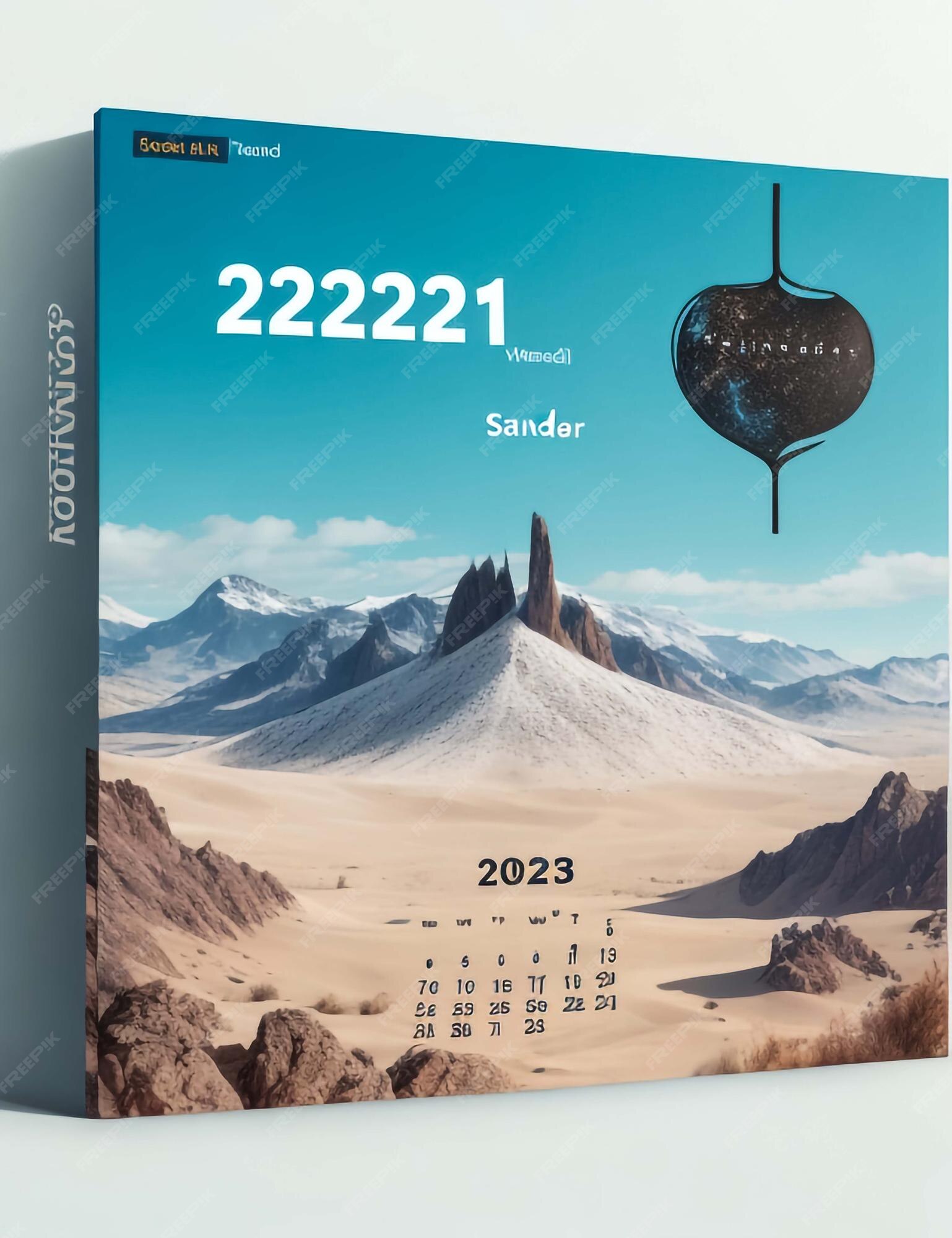 Premium Photo 2023 2024 2025 years calendars Week starts Monday