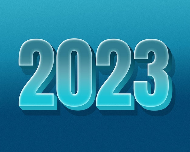 2023 3d text