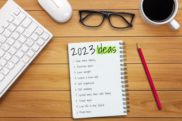 2023 Happy New Year Resolution Goal List and Plans Setting