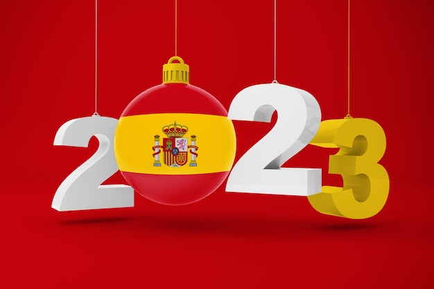 2023 Jaar en Spanje Ornament