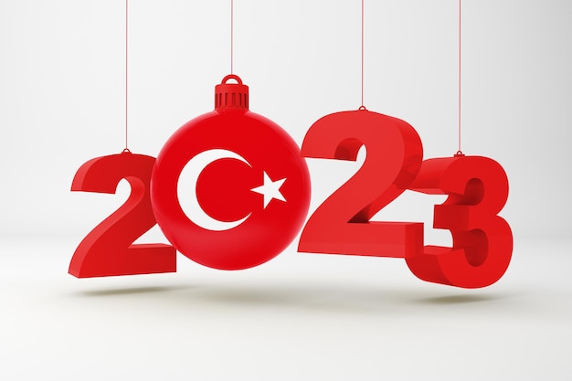 2023 Jaar en Turkije Ornament