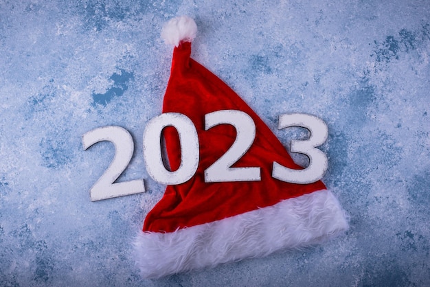 2023 New Year and Christmas composition