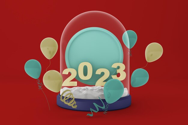 사진 2023 새해 글로브