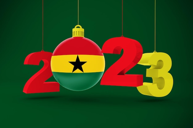 2023 Year and Ghana Ornament