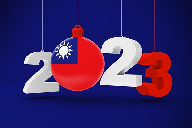 2023 Year and Taiwan Ornament