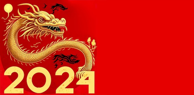 2024 Chinese New Year year of the Dragon