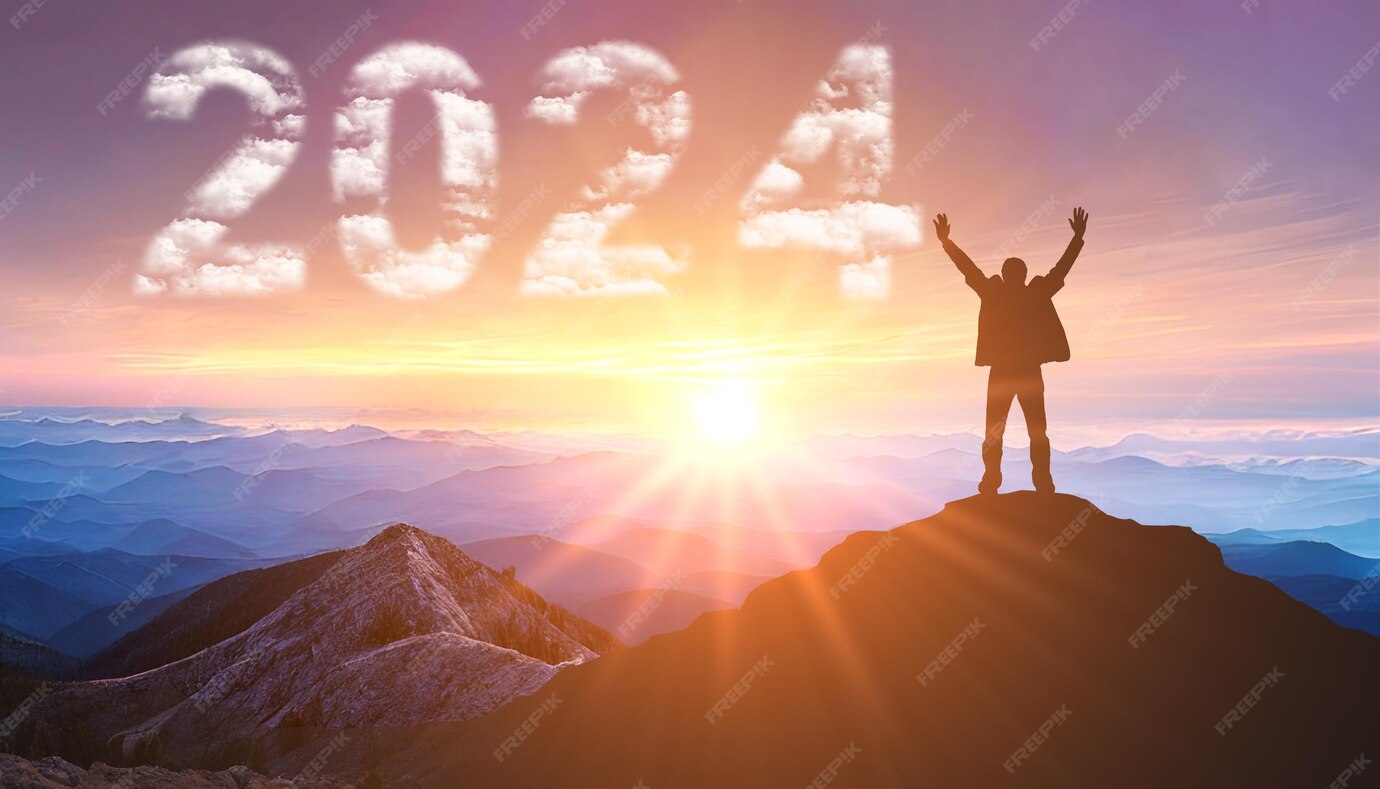 Premium Photo 2024 new year 2024 new start motivation inspirational