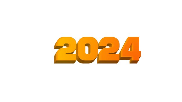 2024년 새해 텍스트 효과