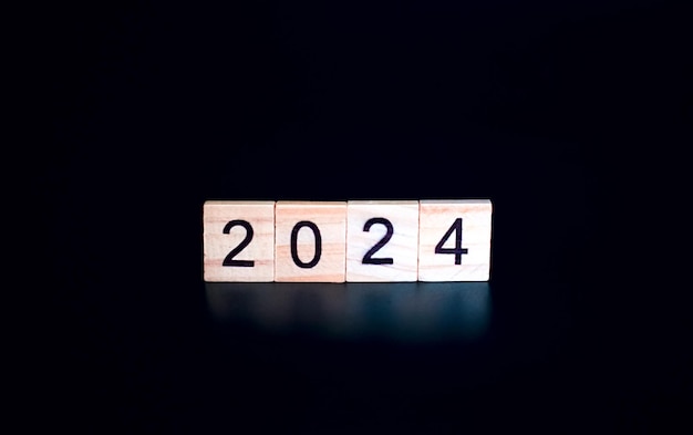 Photo 2024 sign new year 2024