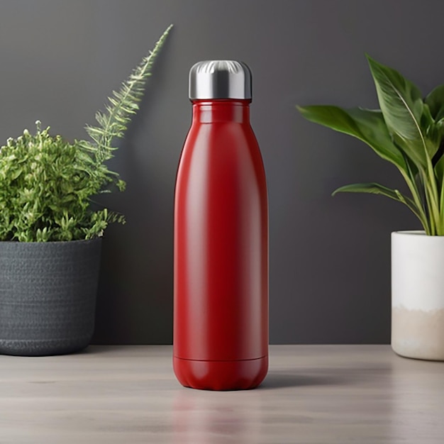 20oz Insulated Bottle jpg mock with AI generative