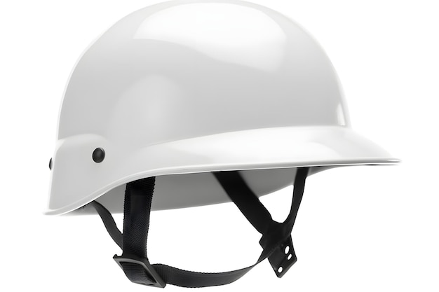 20th century white combat infantry helmet on white background neural network generated image