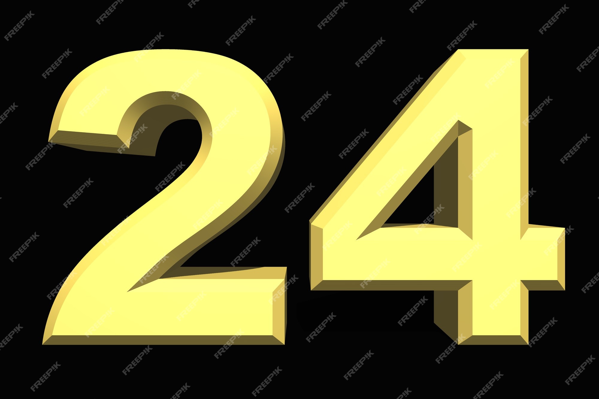 Number 24 Banner Number Twenty Four Stock Illustration 2155840027