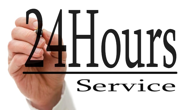 24 uur service