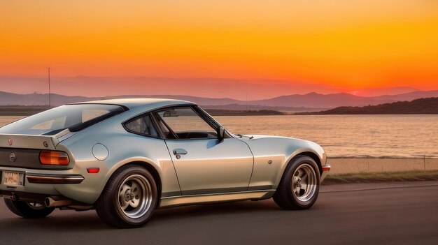 240 z magic a unique blend of beauty and speed at sunset