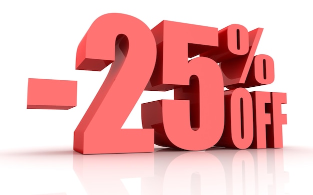 25 Percent Discount