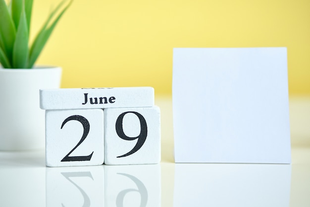 29th June date in the calendar