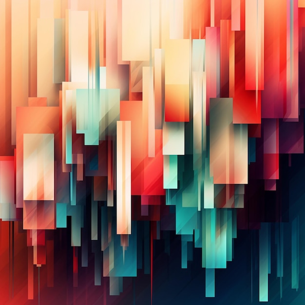 2d abstract image of digital color theory