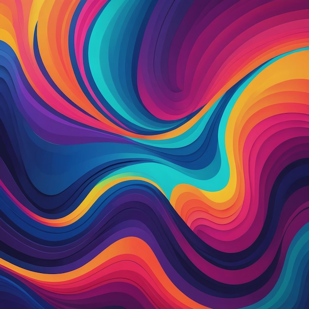 2D colorful abstract background