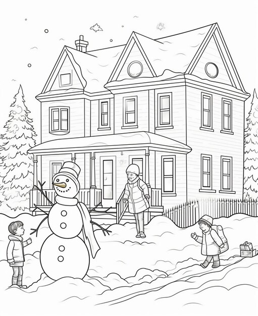 15,000+ Christmas Colouring Page Pictures