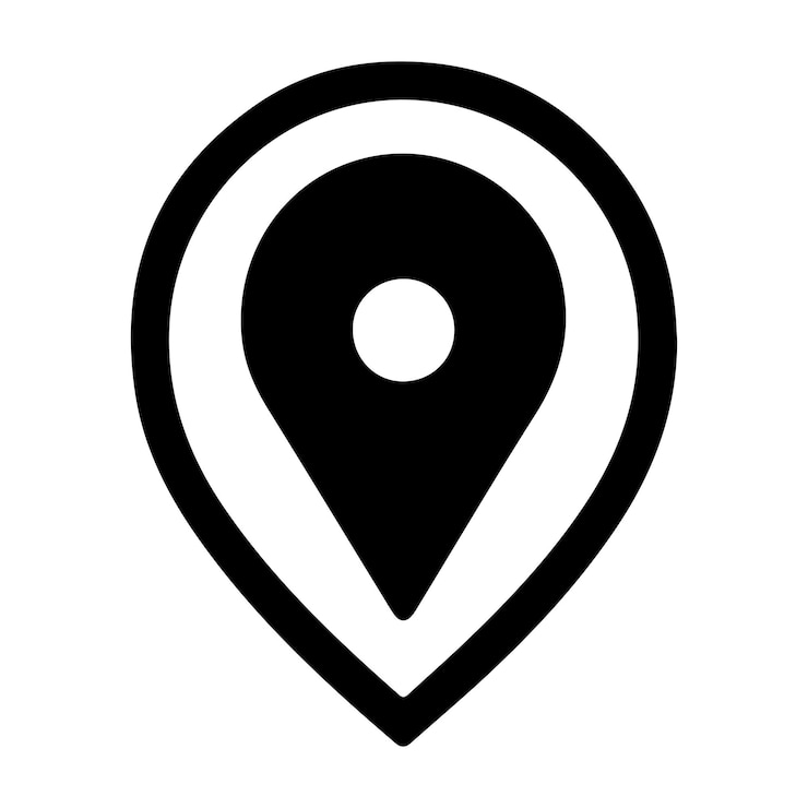 Photo 3 d illustration set of location points isolated on white background and set of pin point icon and
