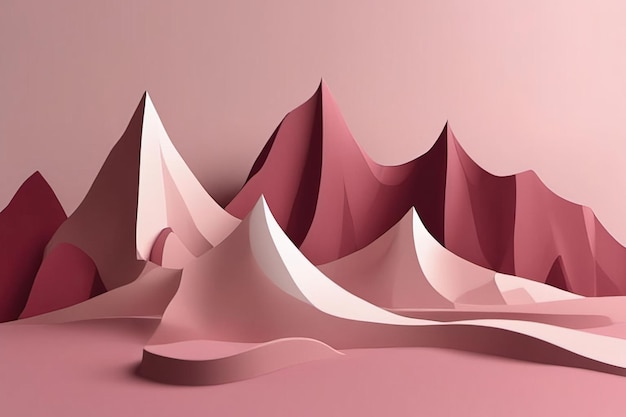 3 d paper cut shapes abstract background