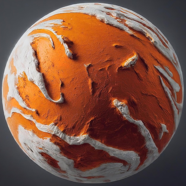 3 d render of a mars